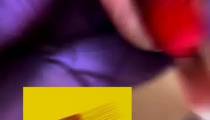 آمبره ناخن با قلم آمبره