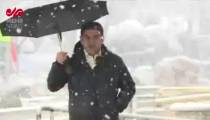 بارش برف و باران در اکثر مناطق ایران