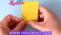 کاردستی دمپایی کاغذی