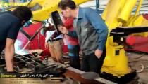 پروژه جوشکاری زنجیر کشاورزی رباتیک - ربات کار