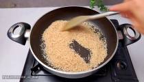 طرز تهیه سوهان کنجدی با شیره و ارده