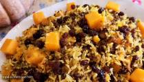 طرز تهیه پلو کدو حلوایی