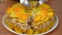 طرز تهیه عدس پلو قالبی مجلسی