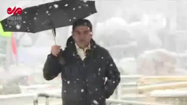 بارش برف و باران در اکثر مناطق ایران