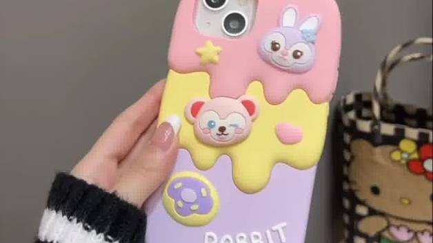 قاب گوشی آیفون rabbit ice cream