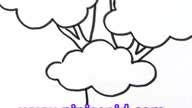 نقاشی درخت زیبا