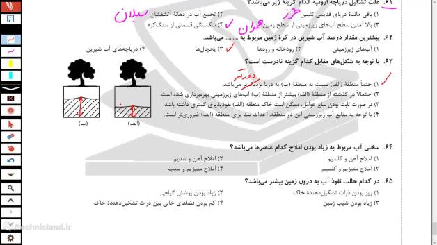 علوم تیزهوشان تحلیل ازمون مدارس برتر علوم هفتم قسمت دوم استاد محزون