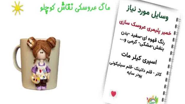 دوره اموزش ساخت تزیین ماگ نقاش کوچولو