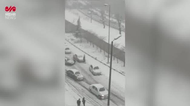 تصادف زنجیره‌ ای در اتوبان امام علی