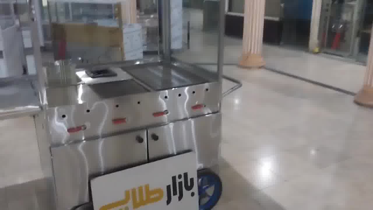 فر سیار فلافلی و ساندویچی چرخ دار
