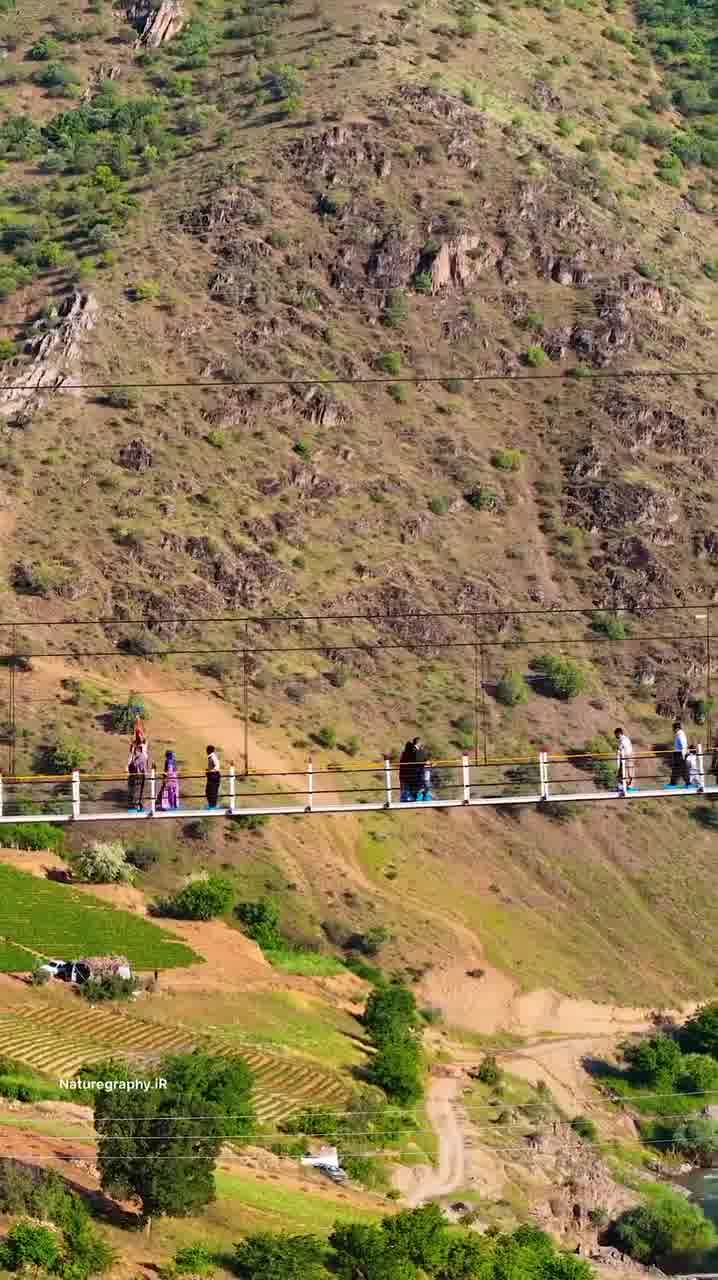 طولانی ترین پل معلق کشور