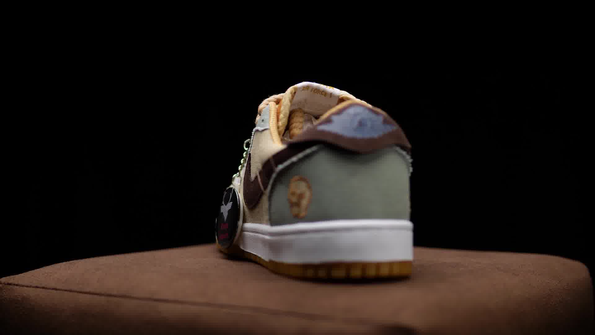 ویدیو 360 درجه کتونی جردن وان وودو قهوه ای