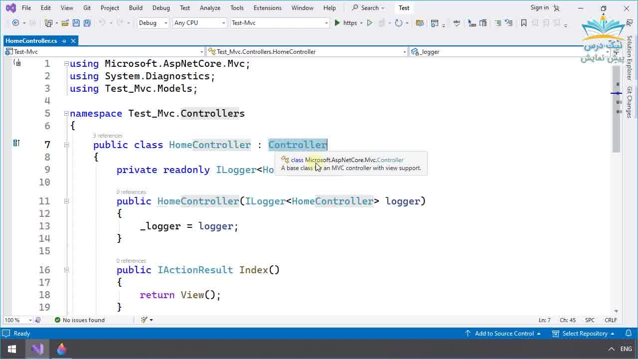 فصل چهارم، آموزش طراحی وب سایت با asp.net core - مقدماتی – آکادمی نیک درس