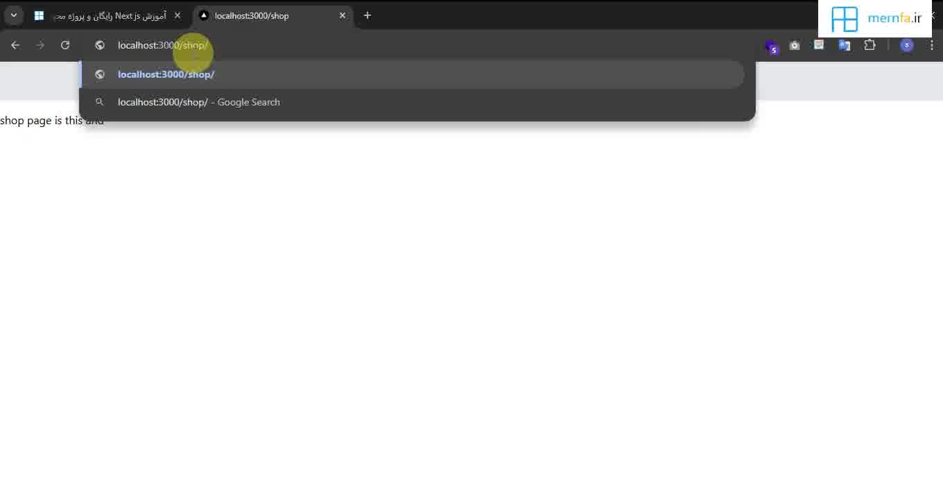 آموزش Next.js 15 مرن فا - #11